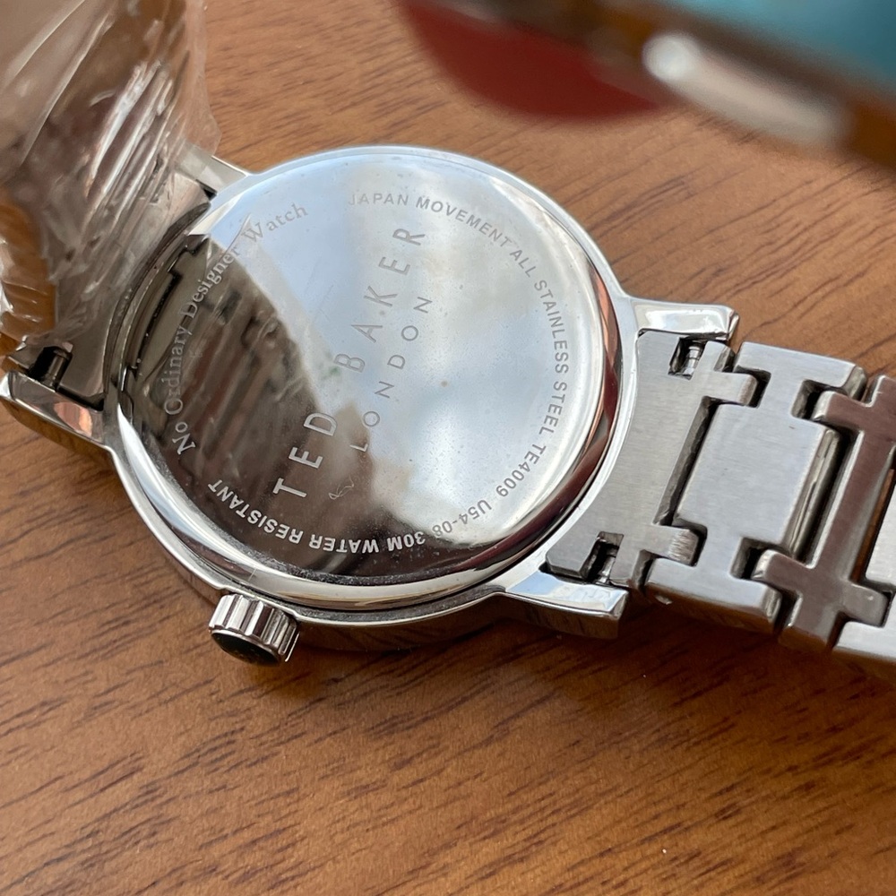 Vintage Ted Baker TE4009 Ladies Swarovski Stainless Steel Watch - Picture 3 of 3